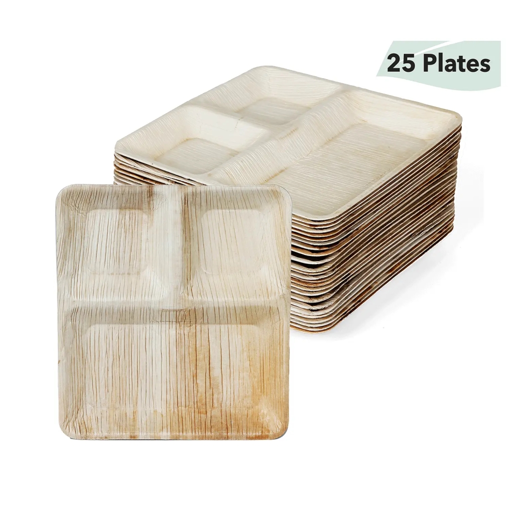 3 And 5 Compartment Plates